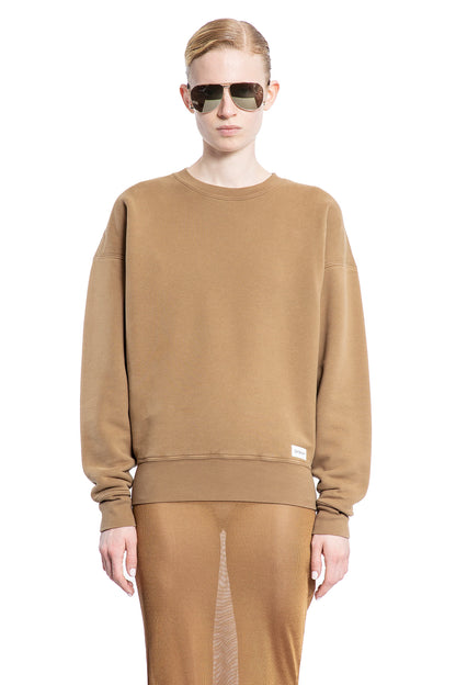 Antonioli SAINT LAURENT WOMAN BEIGE SWEATSHIRTS