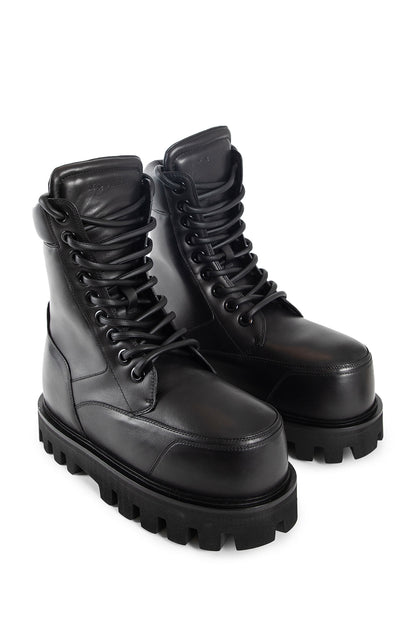 ALEXANDER MCQUEEN MAN BLACK BOOTS