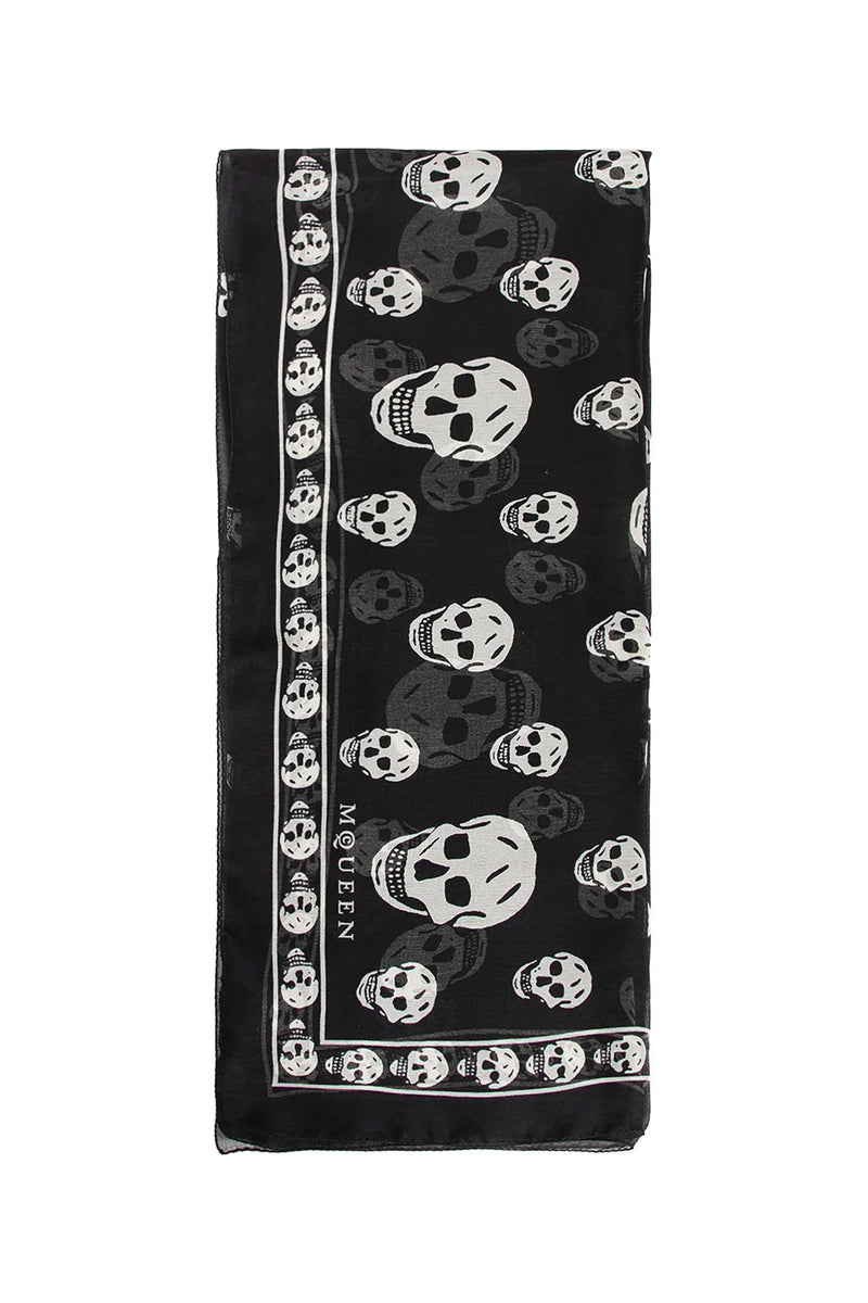 MCQUEEN Classic Skull Foulard woman
