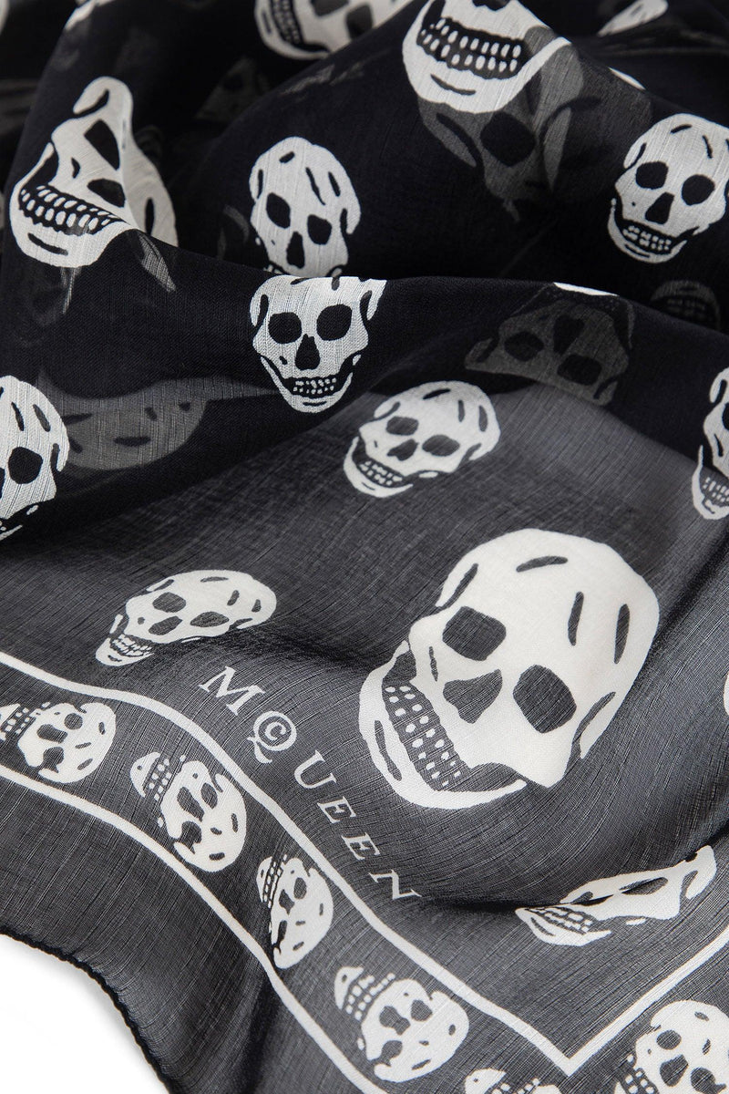 MCQUEEN Classic Skull Foulard woman