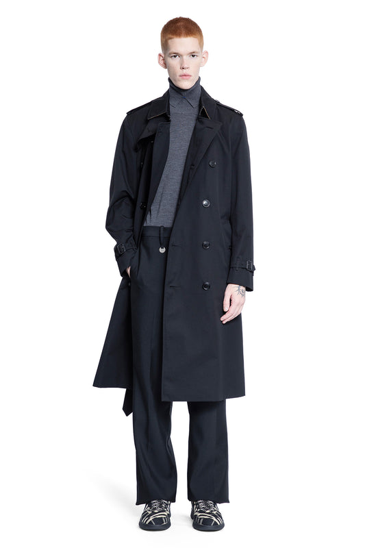 BURBERRY MAN BLACK COATS