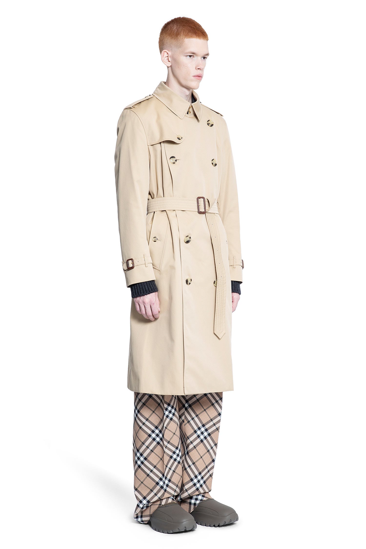 BURBERRY MAN BEIGE COATS