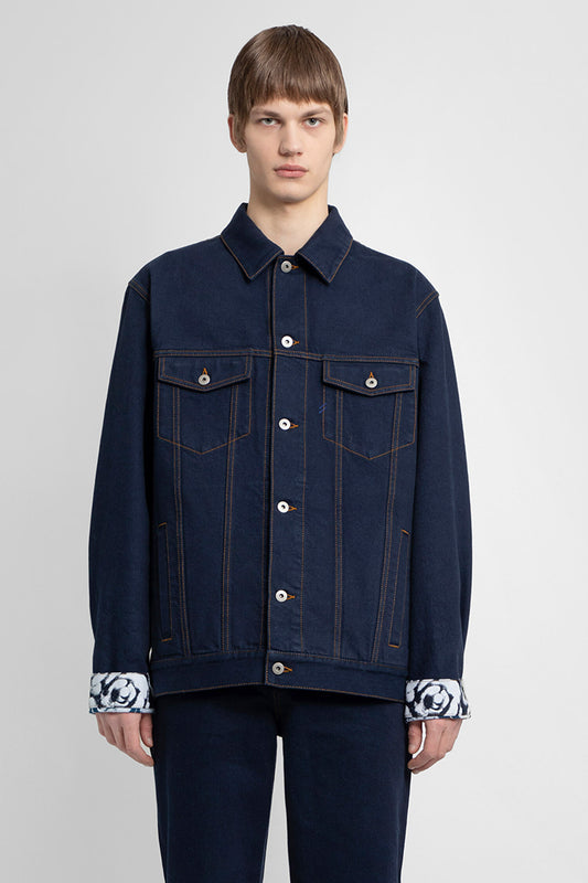 BURBERRY MAN BLUE JACKETS