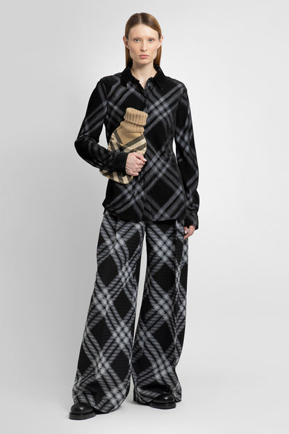 BURBERRY WOMAN BLACK&WHITE TROUSERS