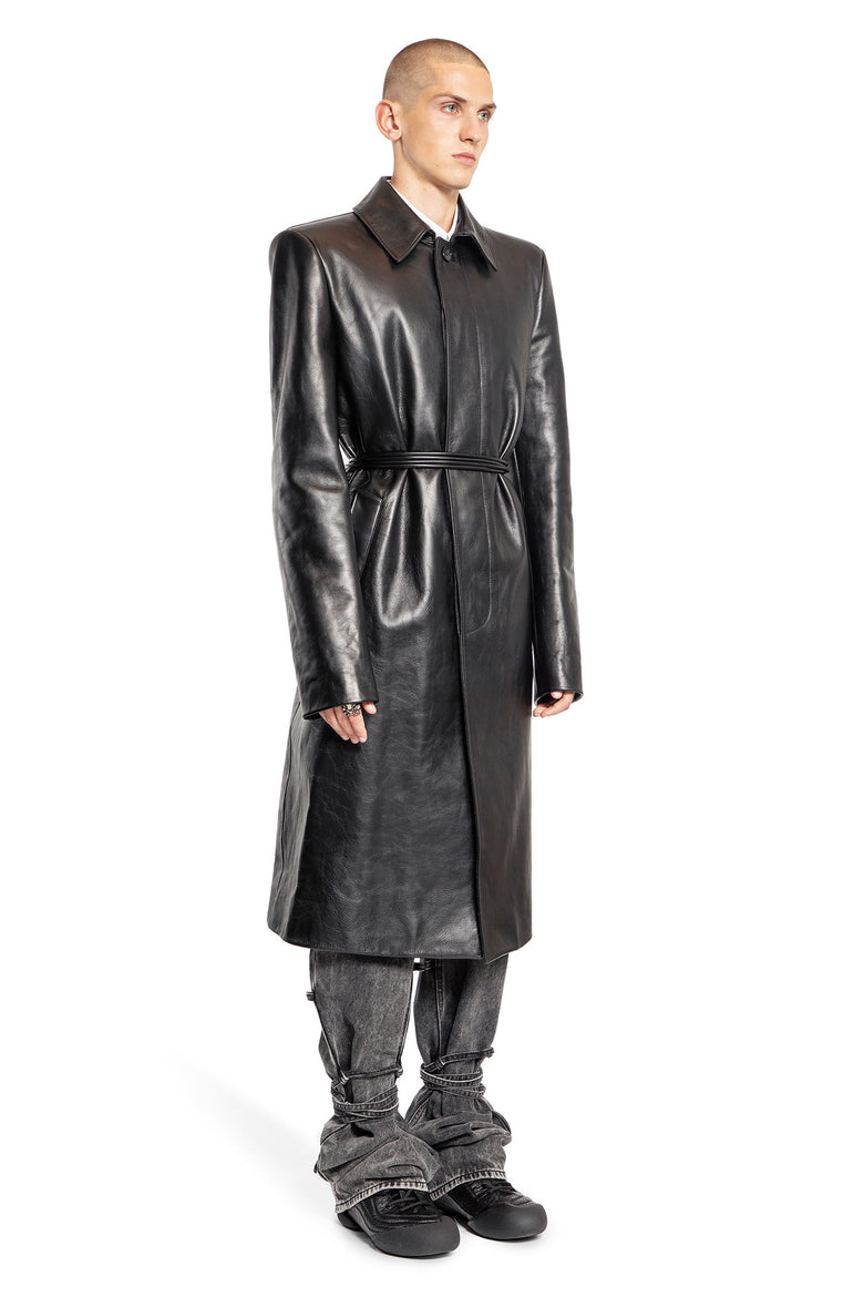 ALEXANDER MCQUEEN MAN BLACK COATS