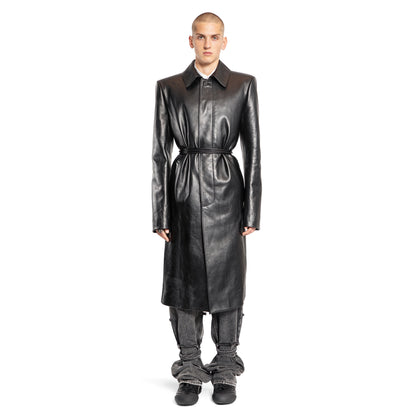 ALEXANDER MCQUEEN MAN BLACK COATS