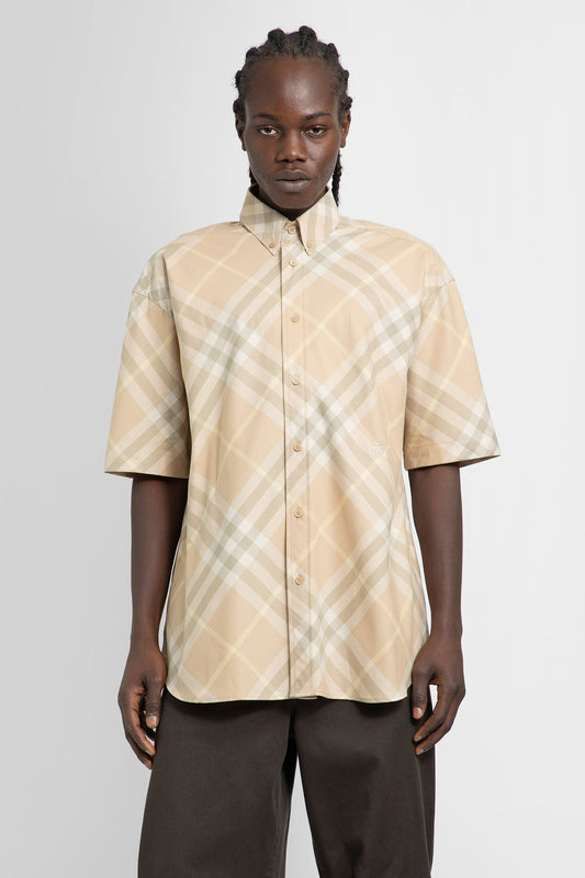 BURBERRY MAN BEIGE SHIRTS