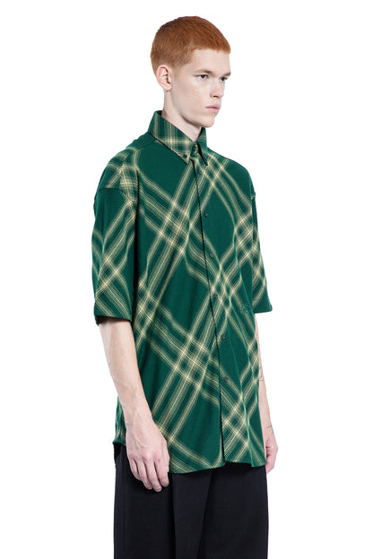 BURBERRY MAN GREEN SHIRTS