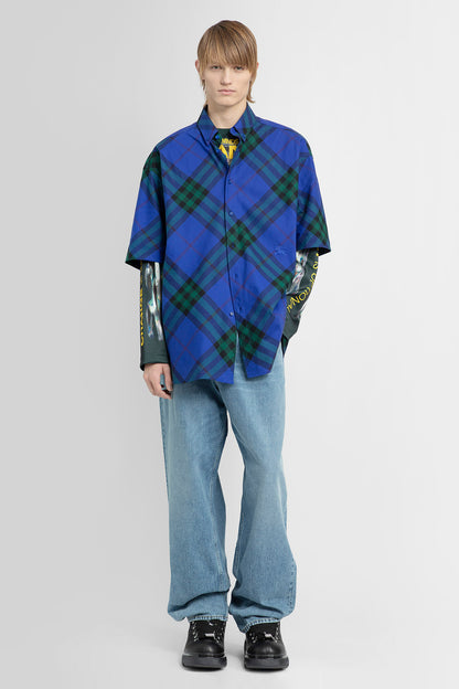 BURBERRY MAN BLUE SHIRTS