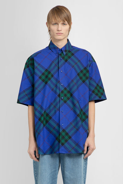 BURBERRY MAN BLUE SHIRTS