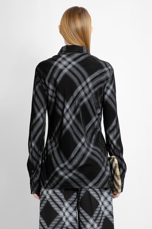 BURBERRY WOMAN BLACK&WHITE SHIRTS