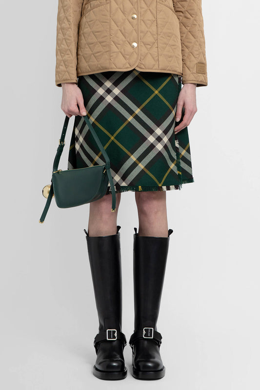 BURBERRY WOMAN GREEN SKIRTS