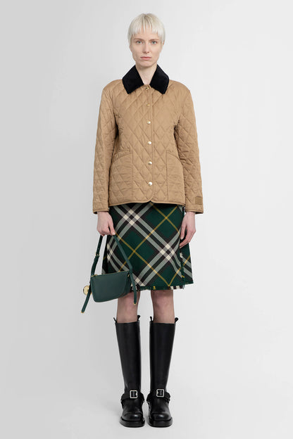 BURBERRY WOMAN GREEN SKIRTS