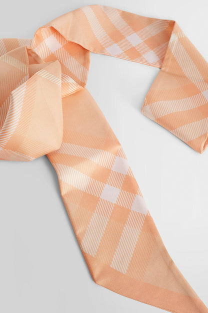 BURBERRY UNISEX ORANGE SCARVES