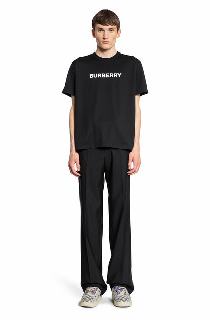 BURBERRY MAN BLACK T-SHIRTS & TANK TOPS