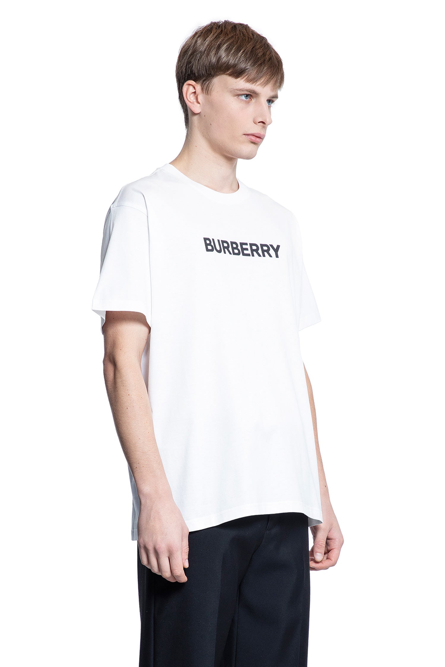 BURBERRY MAN WHITE T-SHIRTS & TANK TOPS