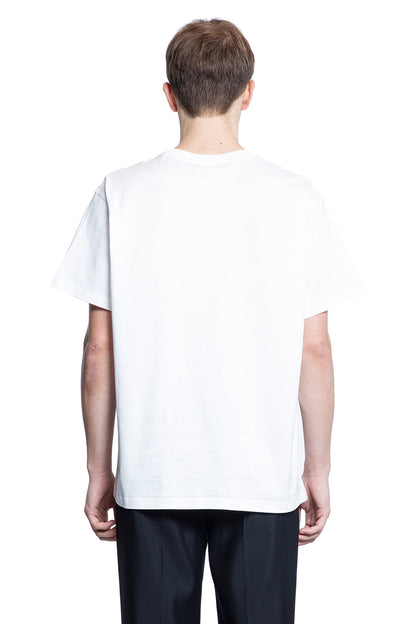 BURBERRY MAN WHITE T-SHIRTS & TANK TOPS