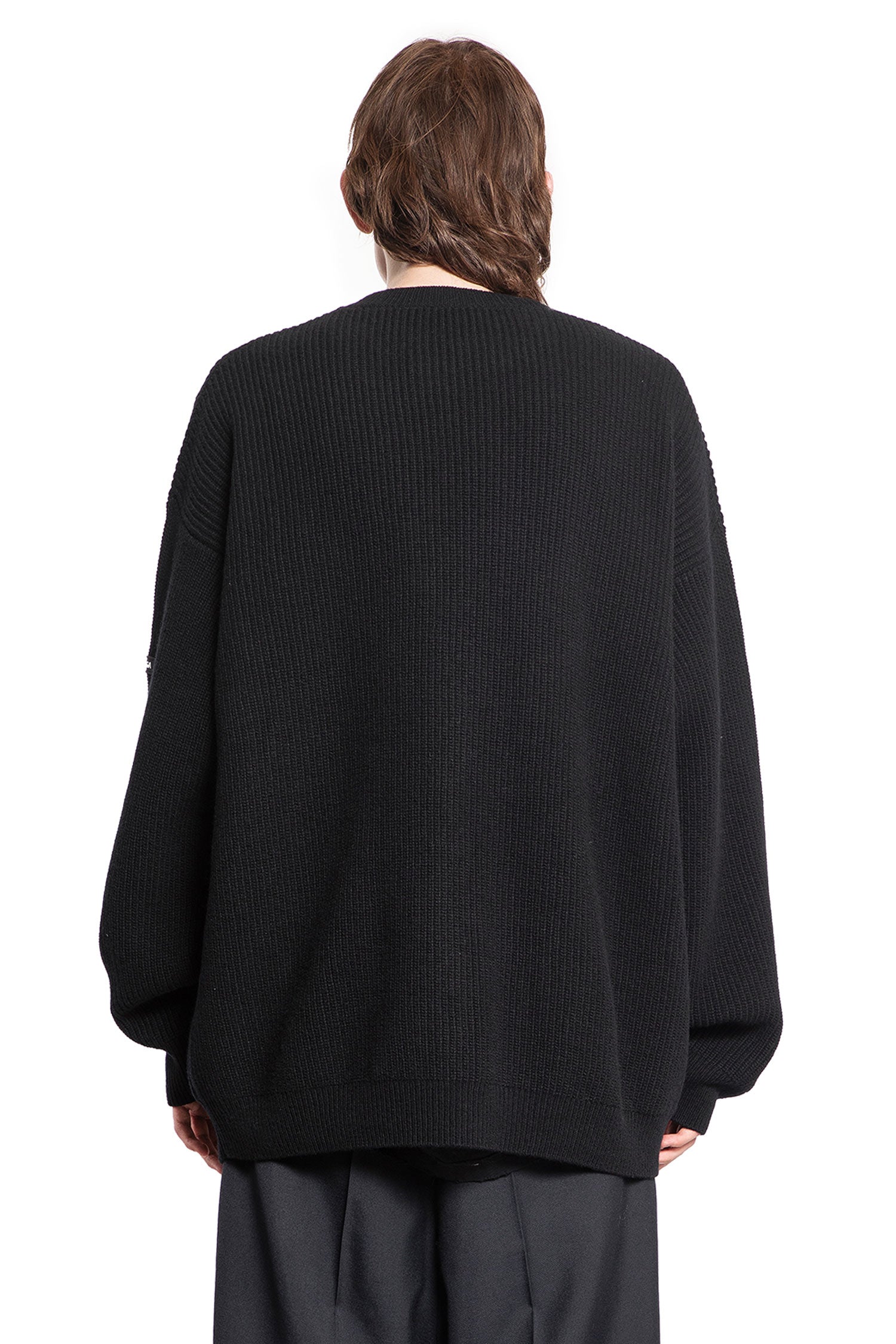 BALENCIAGA MAN BLACK KNITWEAR