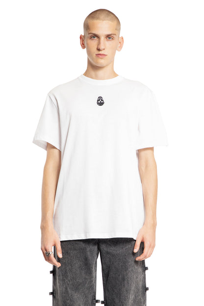 ALEXANDER MCQUEEN MAN WHITE T-SHIRTS & TANK TOPS