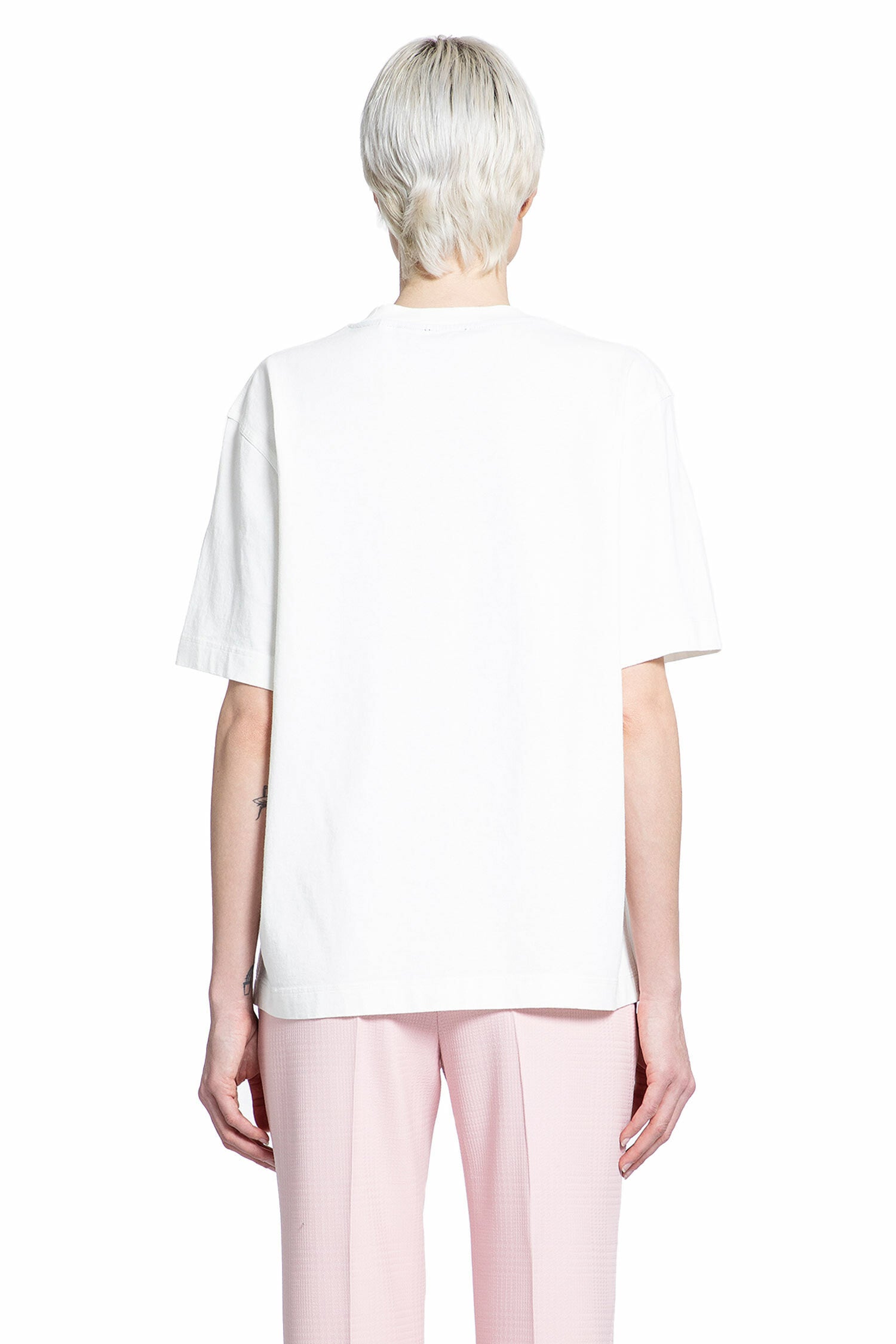 BURBERRY WOMAN WHITE T-SHIRTS