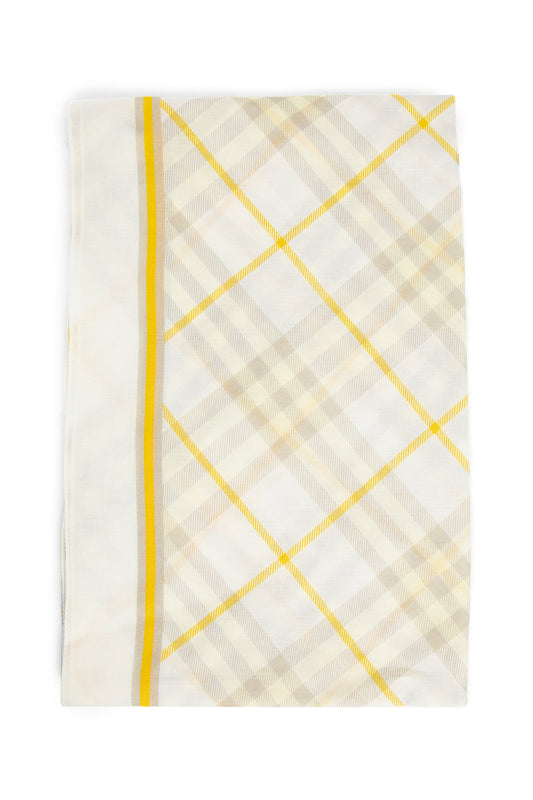BURBERRY WOMAN YELLOW SCARVES