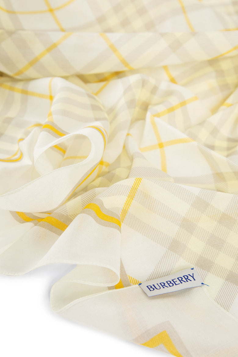 BURBERRY WOMAN YELLOW SCARVES