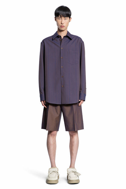 BURBERRY MAN BROWN SHORTS & SKIRTS