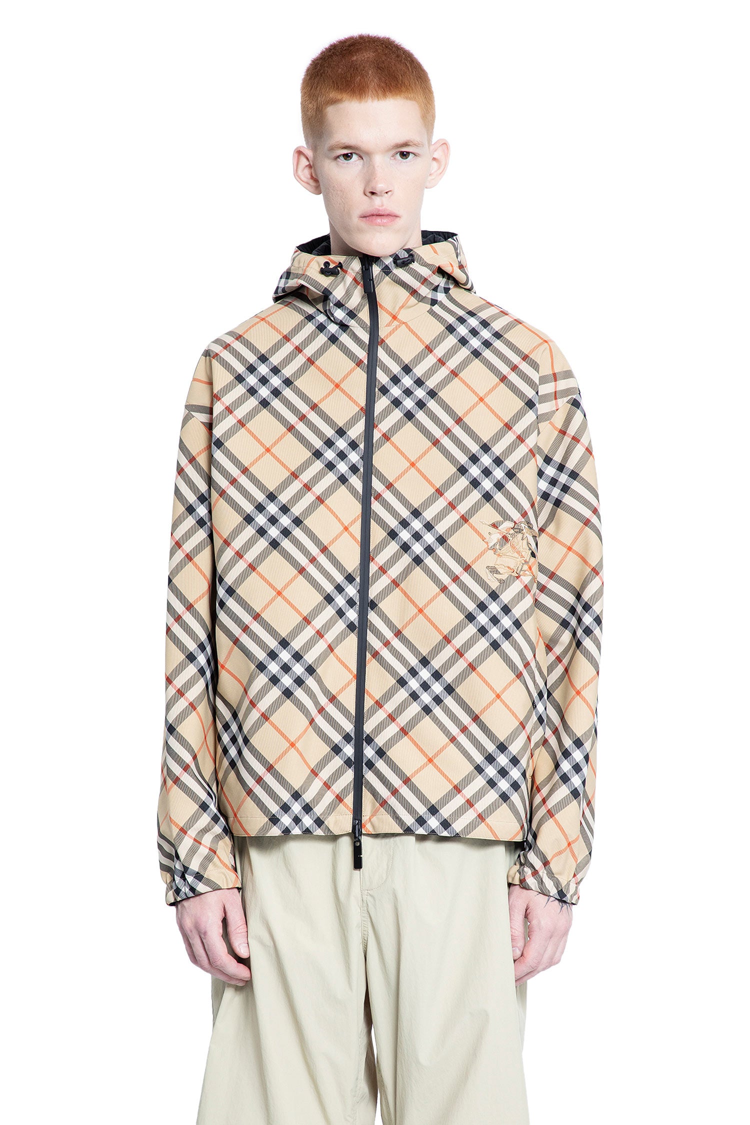 BURBERRY MAN BEIGE JACKETS