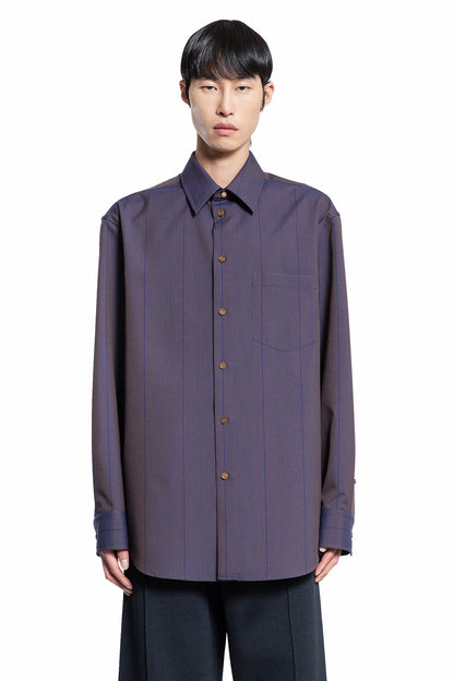 BURBERRY MAN PURPLE SHIRTS