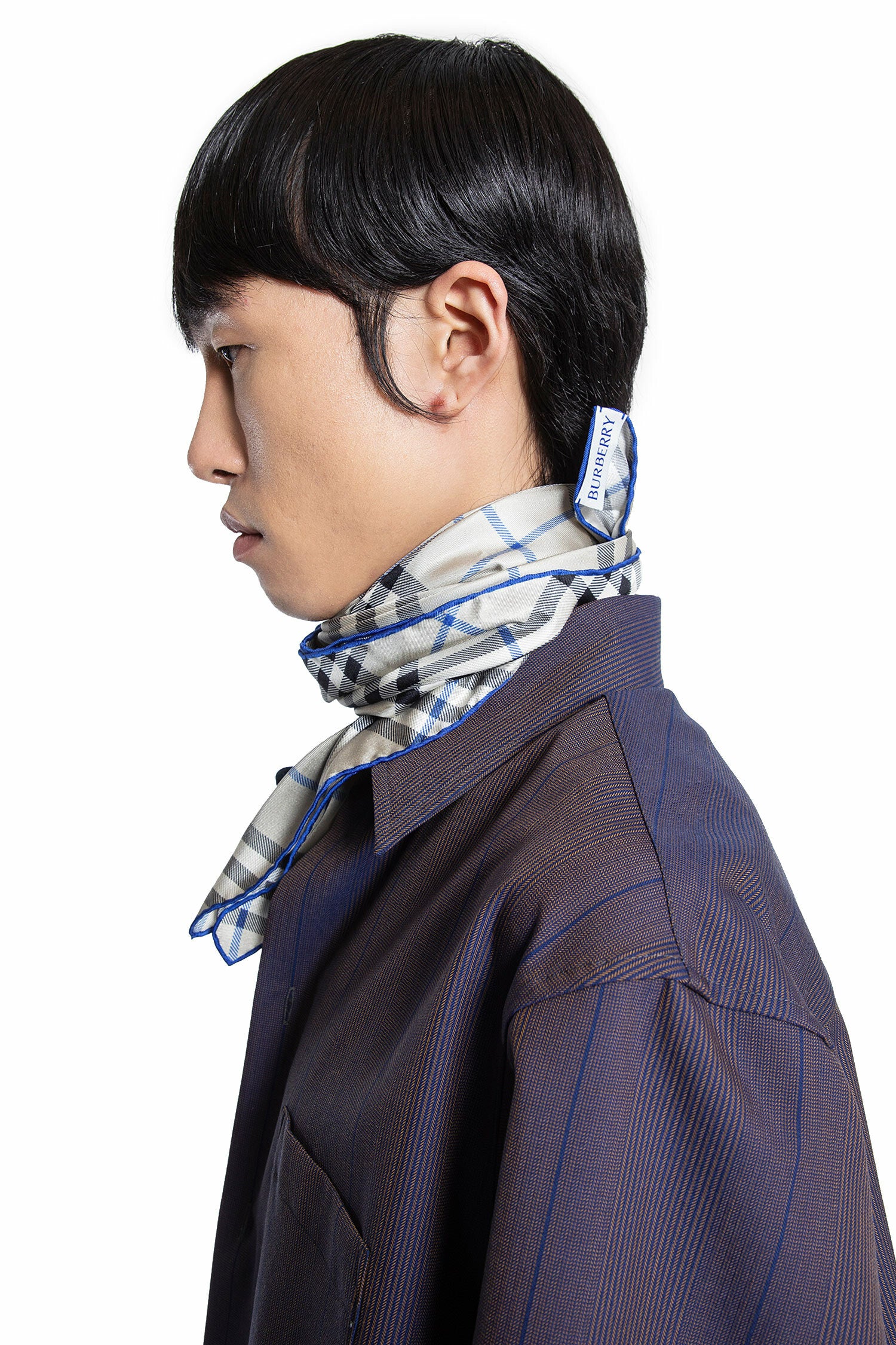 BURBERRY MAN BEIGE SCARVES