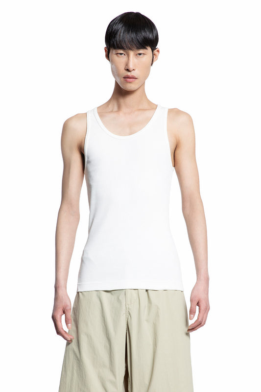 BURBERRY MAN WHITE T-SHIRTS & TANK TOPS