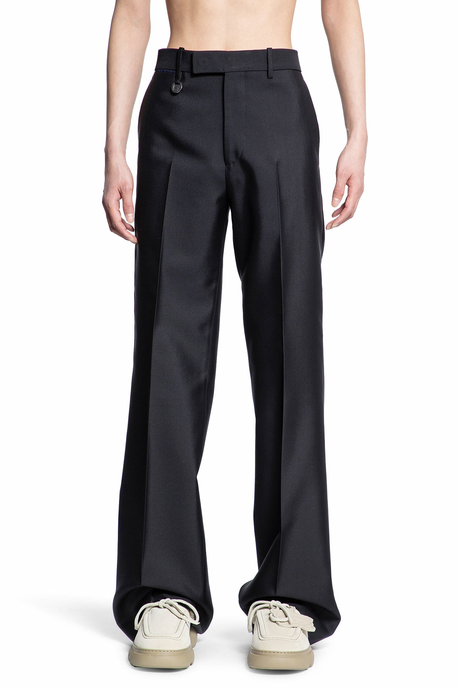 BURBERRY MAN BLACK TROUSERS