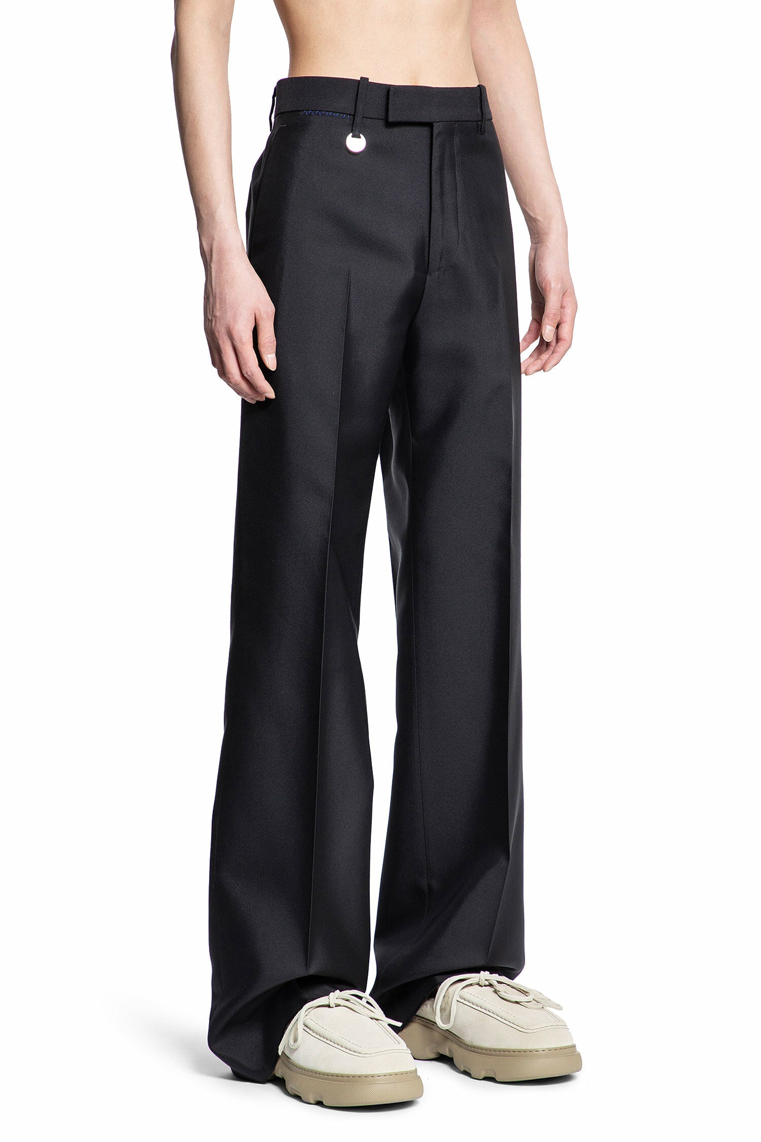 BURBERRY MAN BLACK TROUSERS