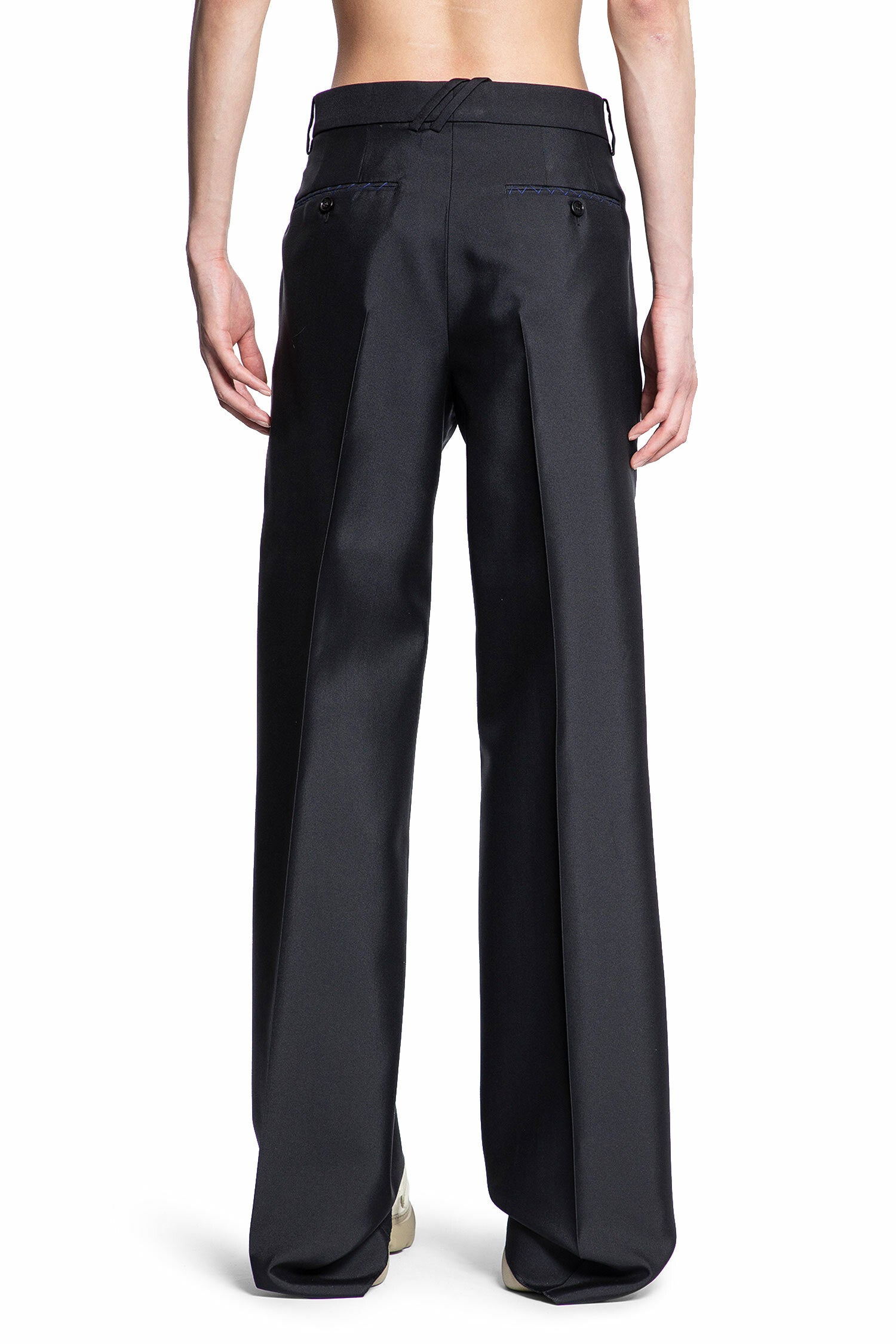 BURBERRY MAN BLACK TROUSERS