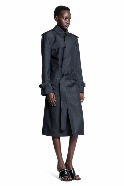 BURBERRY WOMAN BLACK COATS