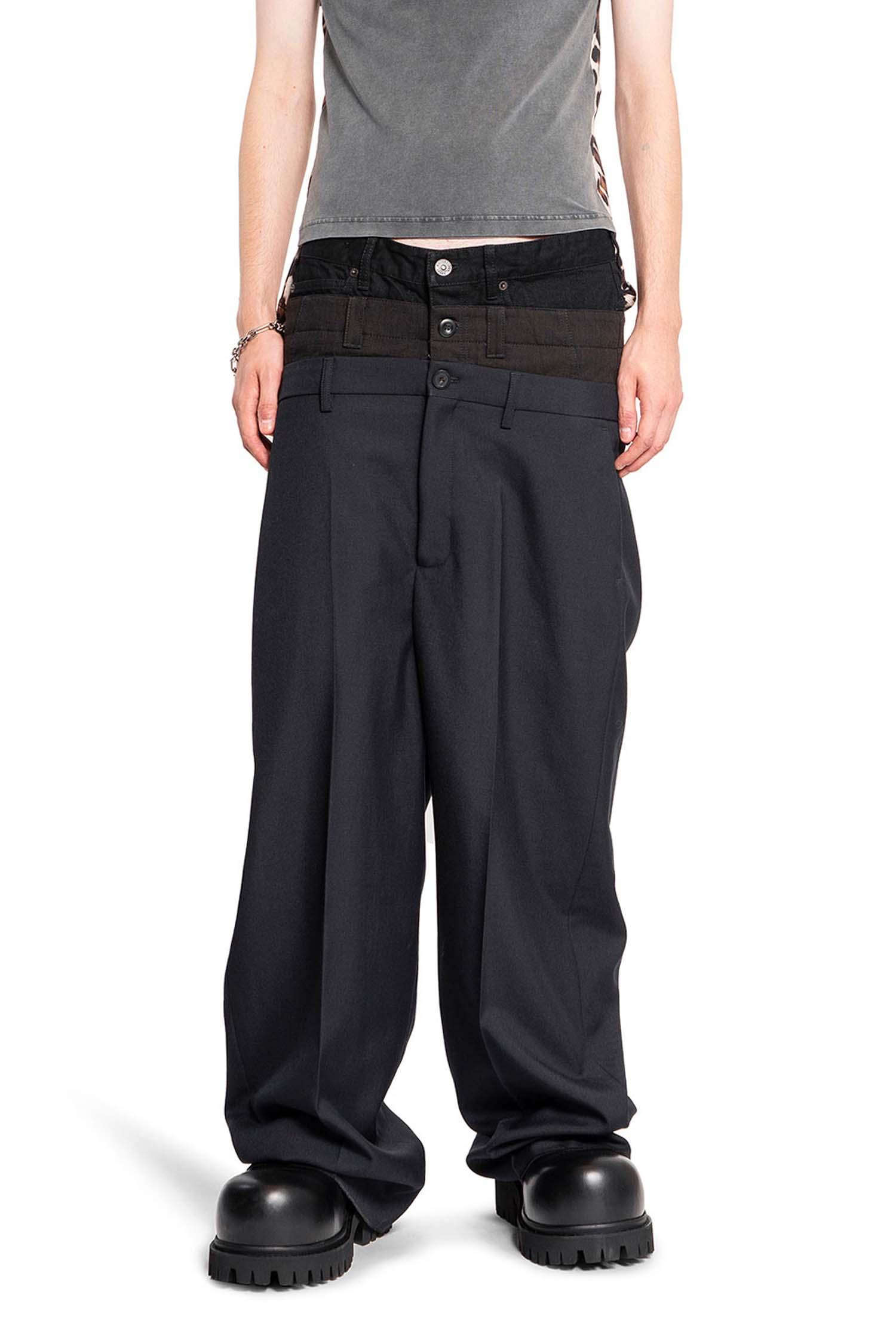 BALENCIAGA MAN BLACK TROUSERS - Antonioli.eu