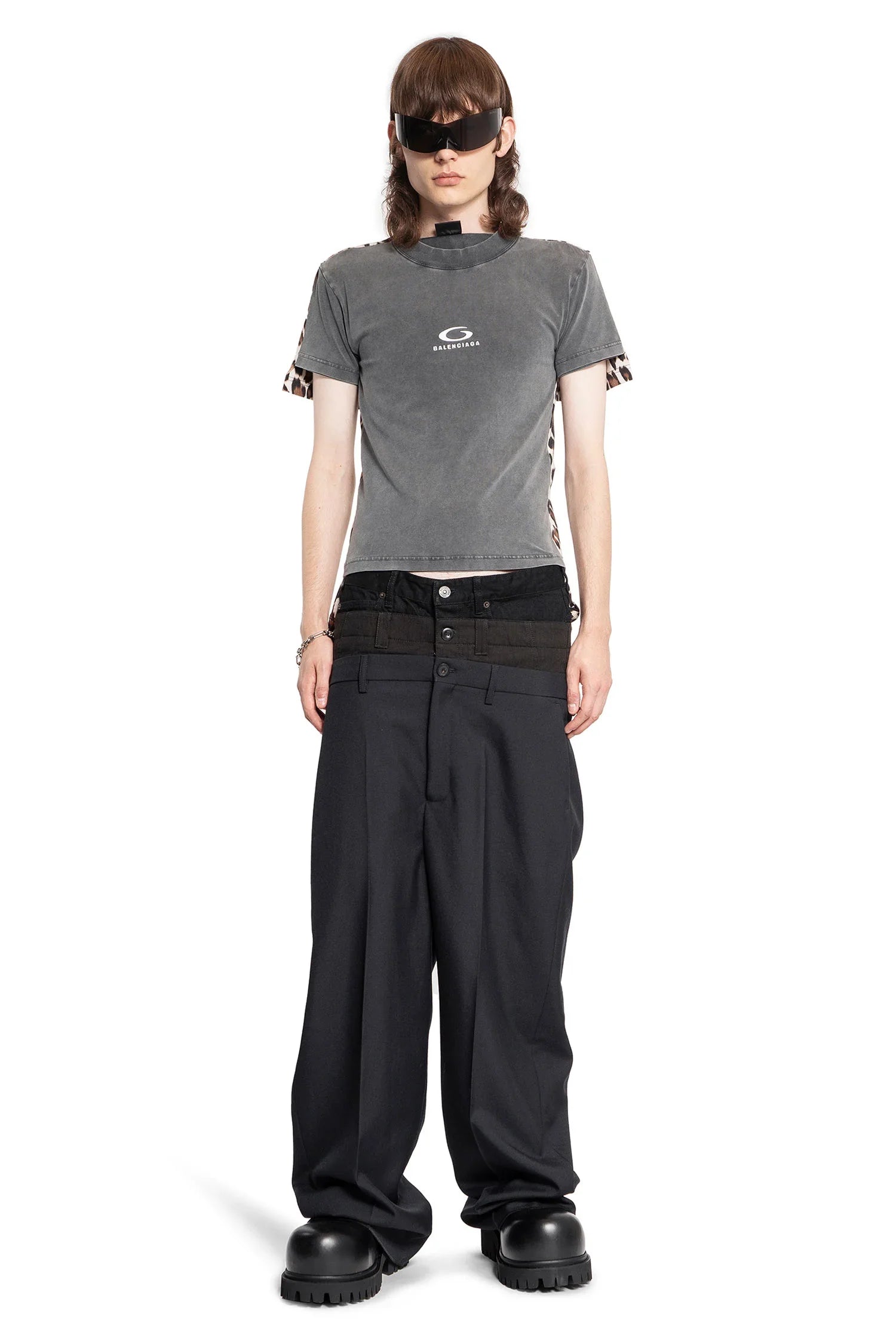 BALENCIAGA MAN BLACK TROUSERS - Antonioli.eu