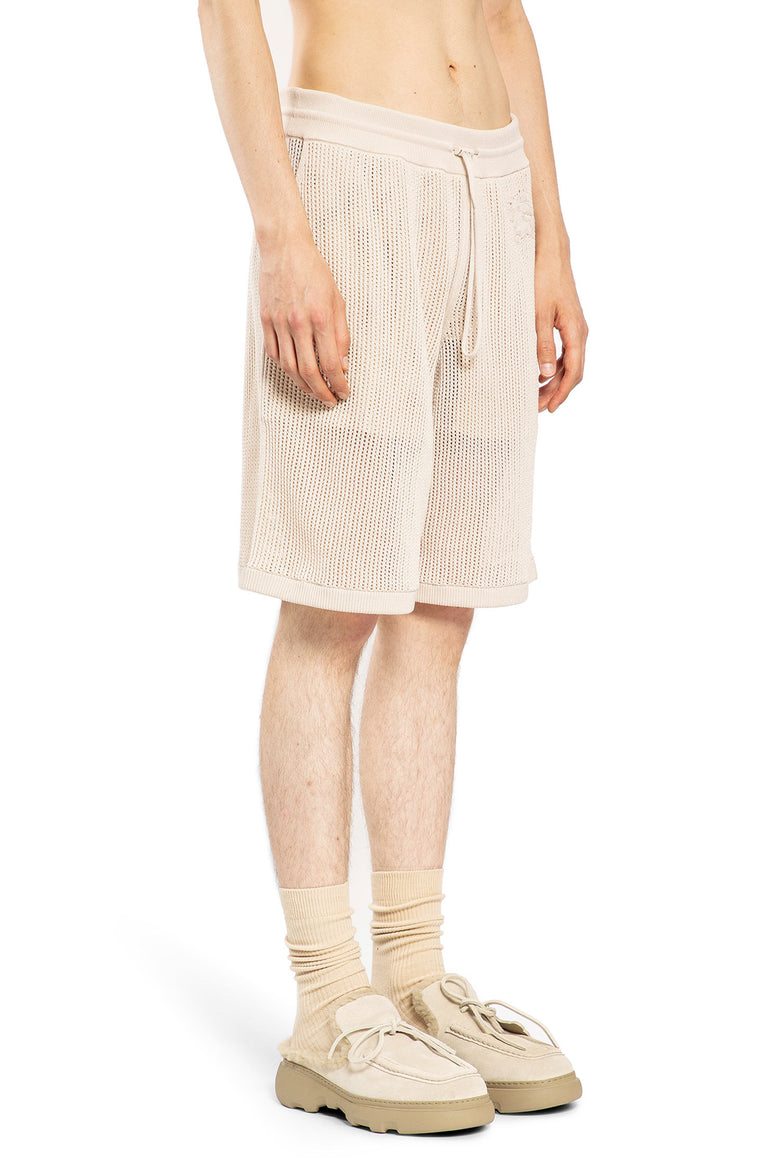 BURBERRY MAN OFF-WHITE SHORTS & SKIRTS