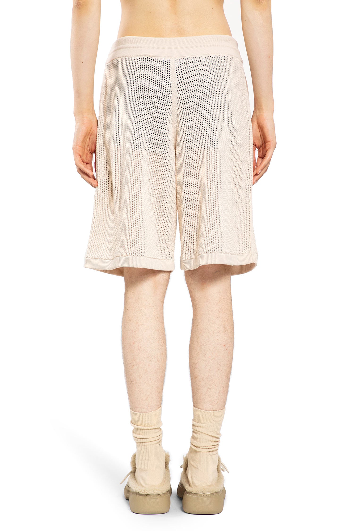 BURBERRY MAN OFF-WHITE SHORTS & SKIRTS