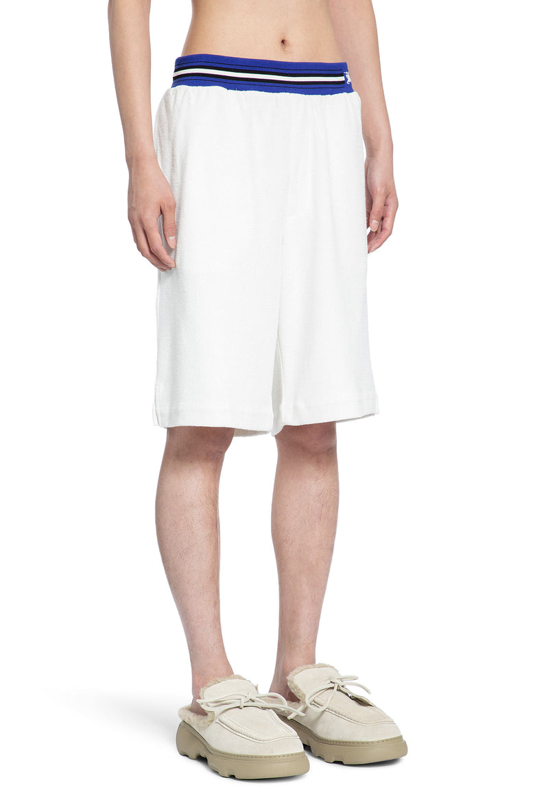 BURBERRY MAN WHITE SHORTS & SKIRTS