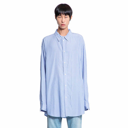 BALENCIAGA MAN BLUE SHIRTS