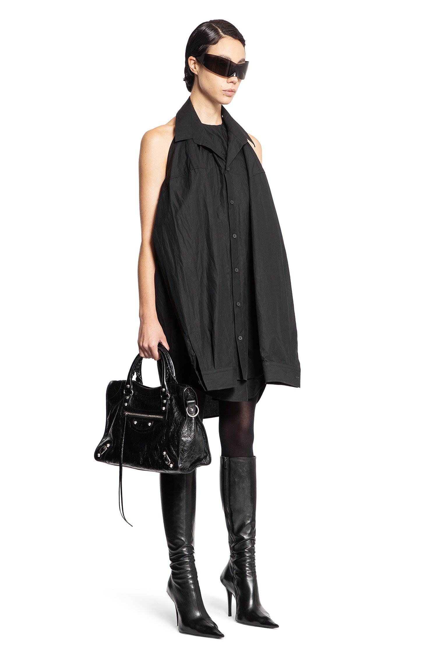 BALENCIAGA WOMAN BLACK DRESSES