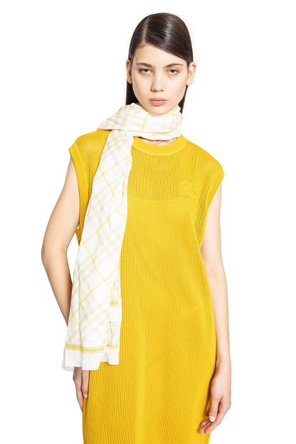 BURBERRY WOMAN YELLOW SCARVES