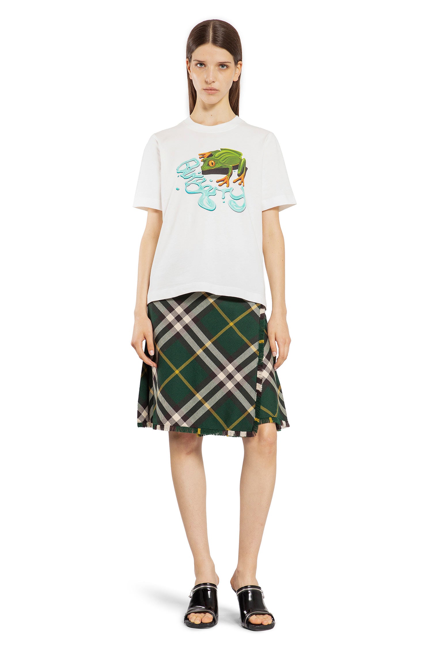 BURBERRY WOMAN WHITE T-SHIRTS