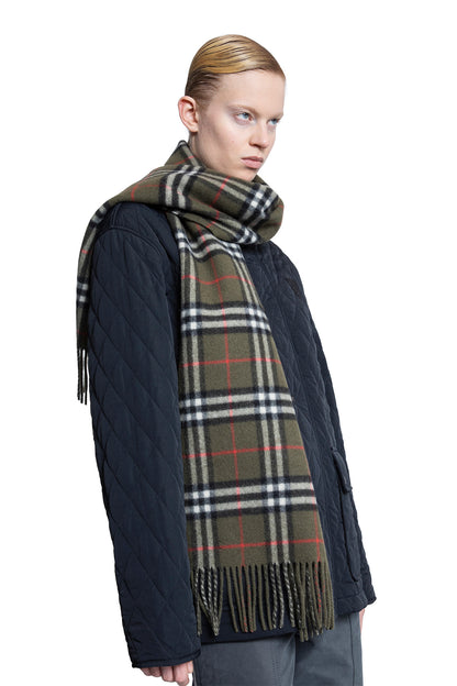 BURBERRY UNISEX GREEN SCARVES