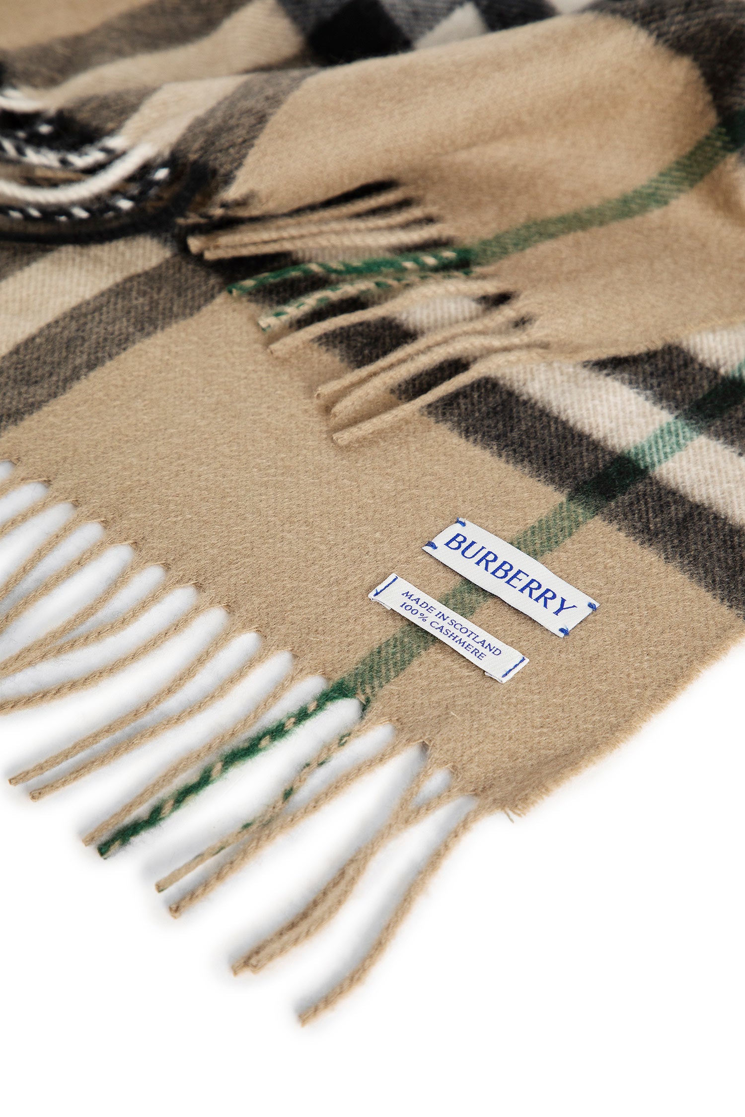 BURBERRY MAN BEIGE SCARVES