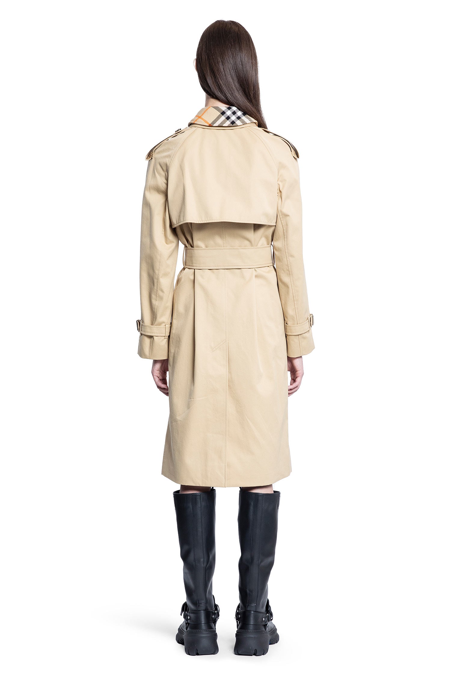 BURBERRY WOMAN BEIGE COATS