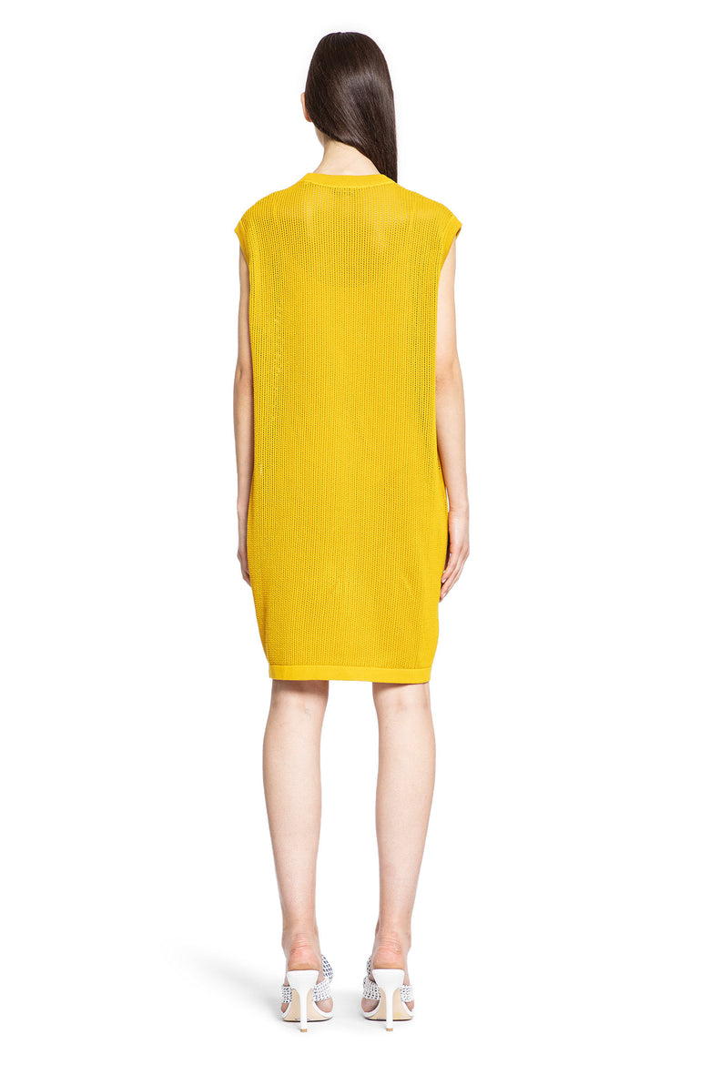 BURBERRY WOMAN YELLOW DRESSES