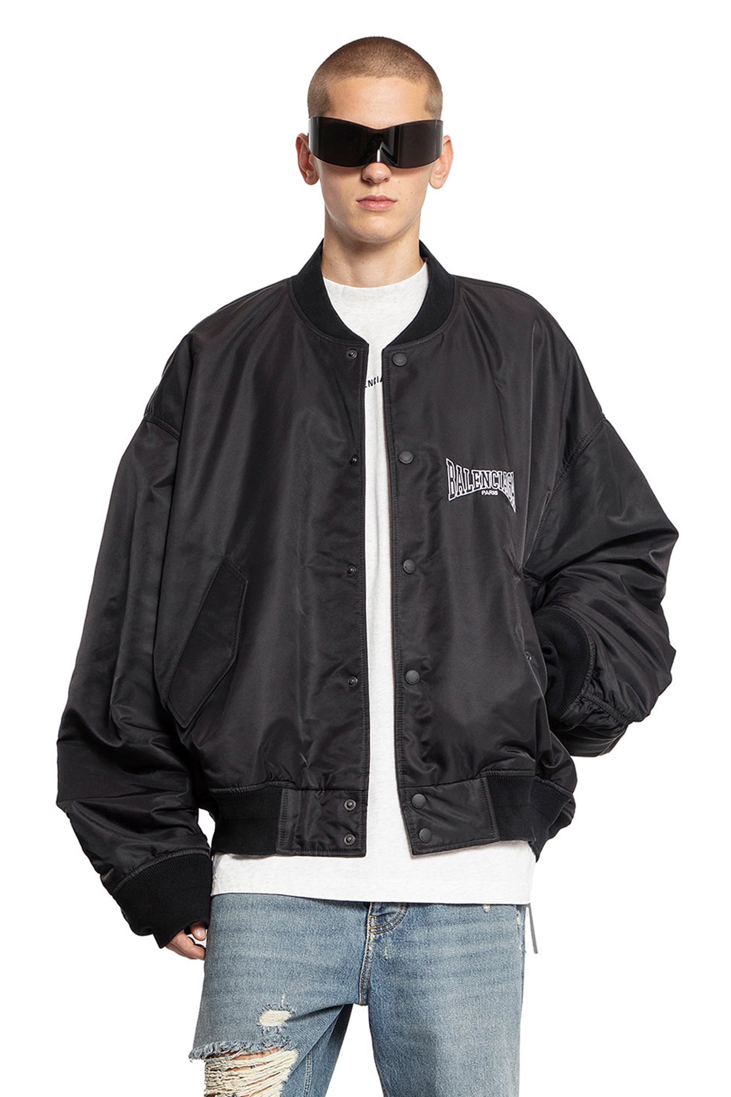 BALENCIAGA MAN BLACK JACKETS