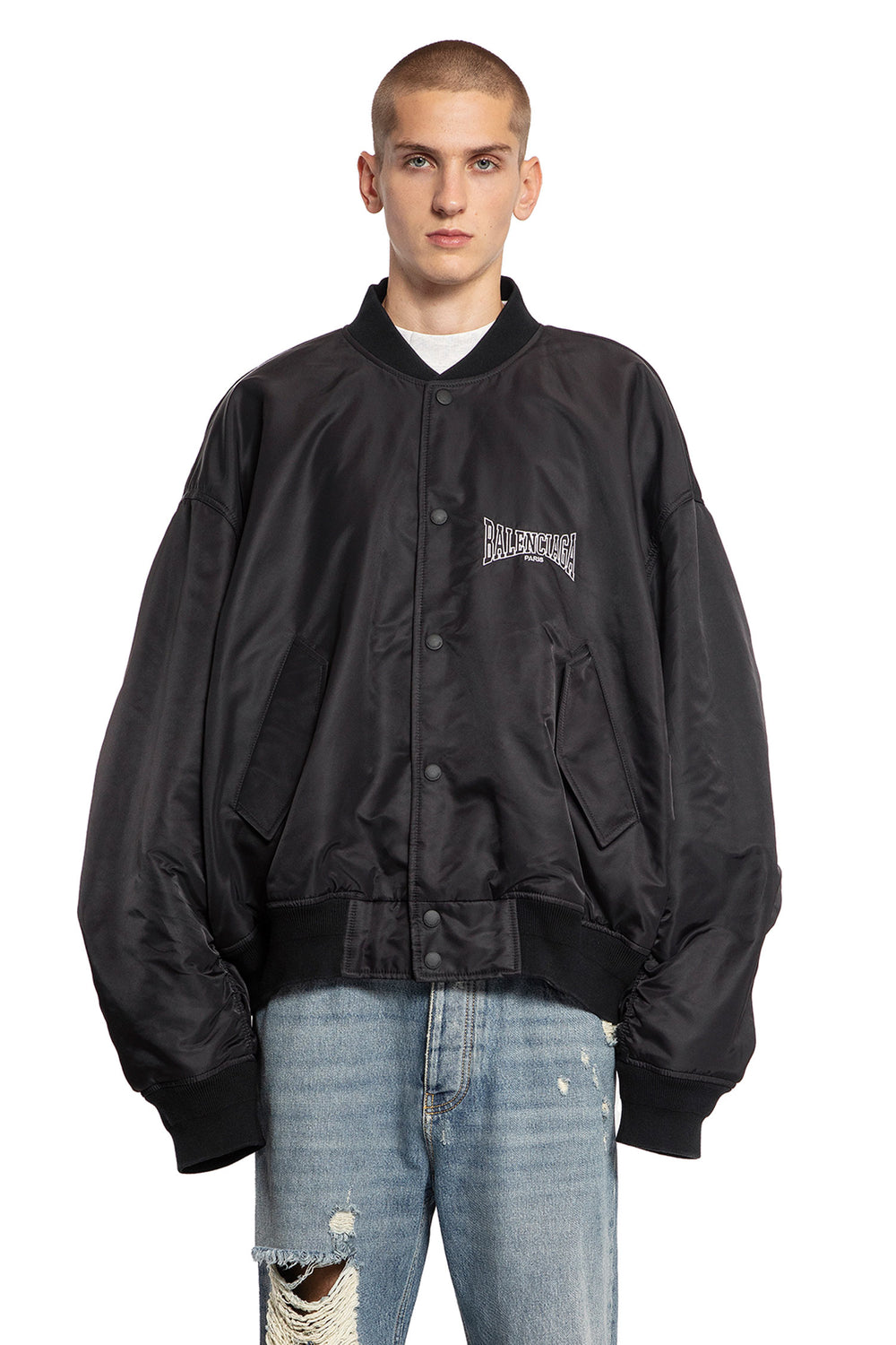 BALENCIAGA MAN BLACK JACKETS